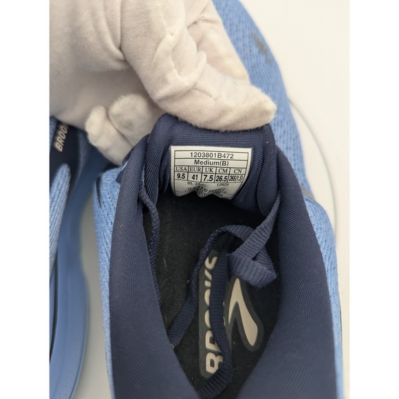 Brooks Ghost 15 Blue Running Shoes Women's Size 9.5 B Medium Road Athletic Gym - Picture 8 of 9